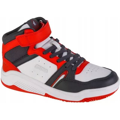 Joma Kinderen / kinderen Platea Mid Cut Trainers (Zwart, Wit, Rood)