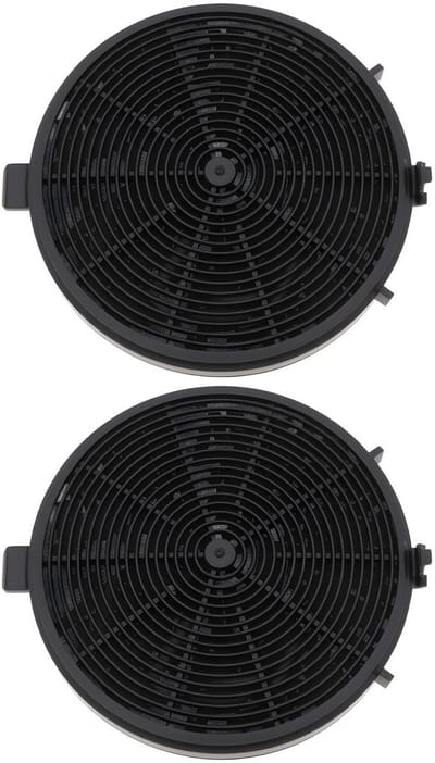 Dailygoods- Koolstoffilter Actief 120x17mm - Afzuigkapfilter - 2-delige Set - Compatibel met Bomann DU 7600/7601/7607 - Verbruikbaar Ontwerp - Efficiënte Geurabsorptie