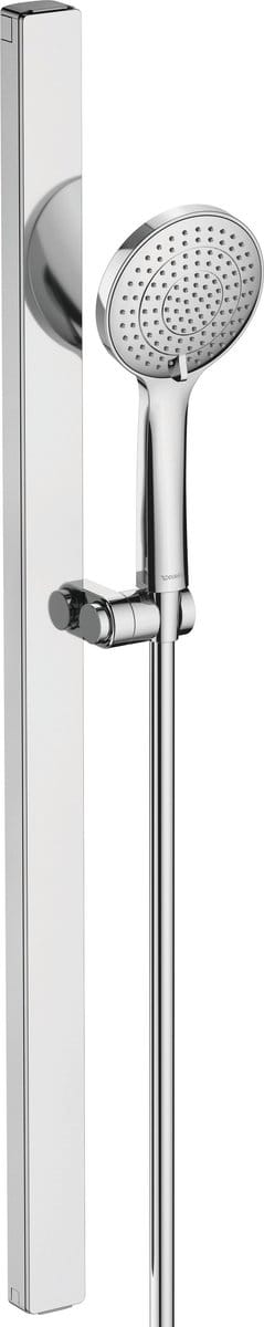 Duravit Handdouche Set 800 – 3 Standen MinusFlow – Waterbesparend – Douchestang + Slang – Chroom Hoogglans