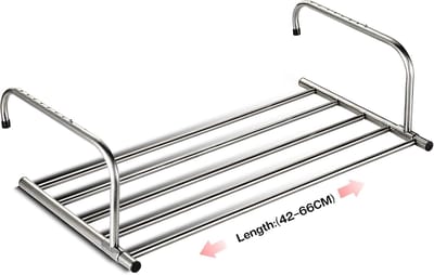 Wasrek Hangend Trapgat - Droogrek Ophangbaar - Voor Radiator, Deur, Balkon - Wasdroger