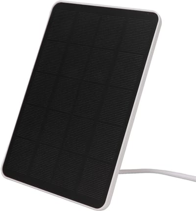 Zonnepaneel Kit - Zonneoplader - Camera Voeden - Monokristallijn Siliconen - 4W 5V - Wit