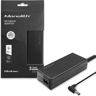 Qoltec monitoradapter voor Samsung 42W |   14V |   3A |   6,5*4,4 + pin |   + voedingskabel
