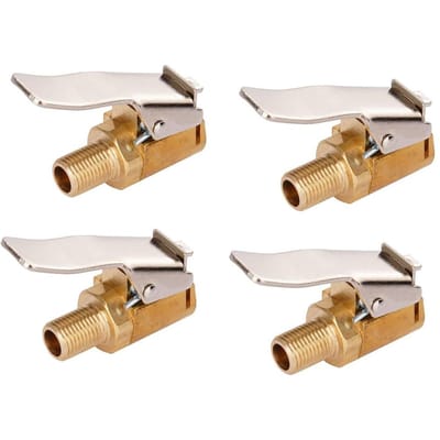 4 Stuks Luchtaansluiting voor Band Auto Pomp Draad Mondstuk Adapter 8mm Bandventiel Auto Pomp Snelle Conversie white