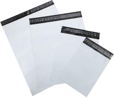 PolkaHome® Verzendzakken 17.5x26 cm – 300 Stuks – Verzendzakken voor Kleding – Zelfklevende Waterdichte Verzend Zakken – Witte Kunststof Verzendzakken Webshop – 100% Recyclebaar