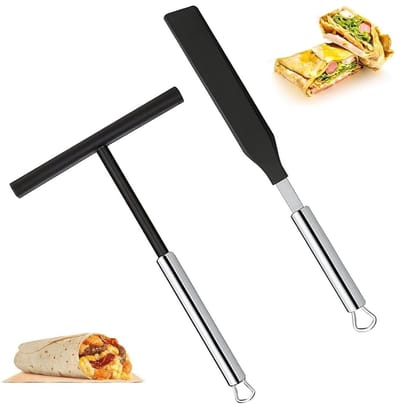 Pannenkoeken Spatel Set - Crêpe Gereedschap - Perfect Bakken - Comfortabele Grip - 20 & 34 cm - Niet gespecificeerd