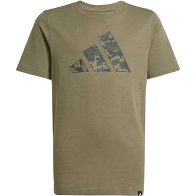 Adidas Camo Graphic T-shirt Met Korte Mouwen Groen 7-8 Years Kinderen