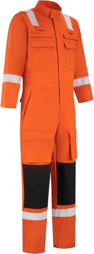Dapro Rope Access Multinorm Overall - Maat 52 - Oranje - Vlamvertragend , antistatisch , lasnorm , vlamboog en chemicaliën resistent