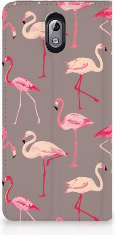 Nokia 3.1 (2018) Hoesje maken Flamingo