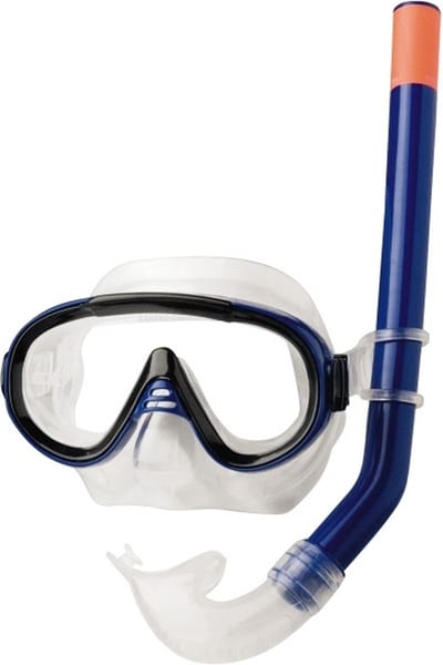 Rucanor Snorkelset Dolphina Junior 34 Cm Pvc Blauw