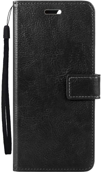 Hoesje Met Pasjeshouder - Geschikt voor Samsung Galaxy A56 - Luxe Bookcase Portemonee - Flip Case - Kunstleer Book Case - Flipcase - Book Cover - Walletcase - Portemonneehoes - Zwart
