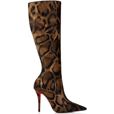 Herfst En Winter Dames Wilgennagel Slanke Hak Laarzen Mode Rode Bodem Puntige Zijkant Rits Hoge Schacht Dames Tot Op De Knie Laarzen 37 black