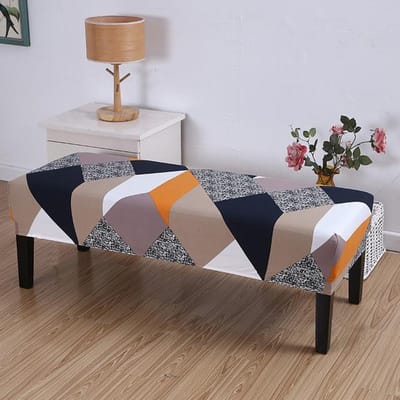Bedrukte bankhoes, elastische bankhoezen, wasbare strandhoes, pianobankhoes, meubelstofdichte beschermer, bankhoes XL 150x40x30cm