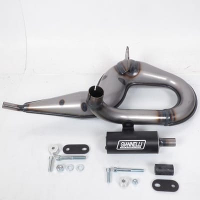 giannelli uitlaat voor scooter lml 150 se 30506 / 30507 nieuw