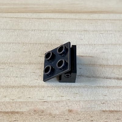 20 Stuks MOC Baksteen Componenten Scharnier 2x2 Bovenplaat Dun 1x2 Basis Werkt Met featuring 3937 6134 Kinderen DIY Speelgoed Cadeaus zwart