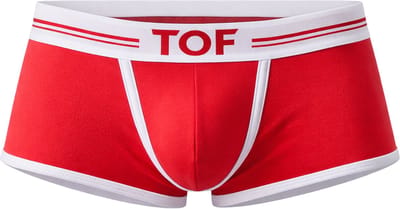TOF Paris French Trunk Red - MAAT M - Heren Ondergoed - Boxershort voor Man - Mannen Boxershort
