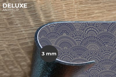 Placemats - 6 stuks - 45x30 cm - Placemat kunststof - Mandala - Patronen - Vintage - Abstract - Japans - Borden onderleggers - Decoratie voor op tafel - Keuken tafeldecoratie accessoires - Vinyl onderlegger - Tafelversiering