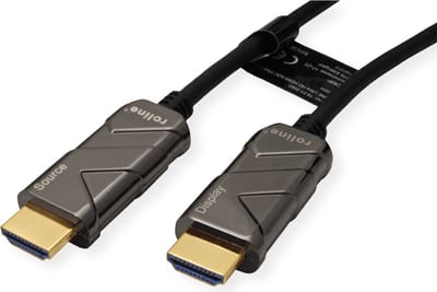 ROLINE Ultra HDMI Actieve Optische 8K Kabel, 20 m