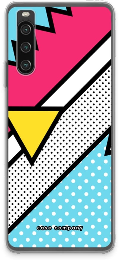 Case Company® - Hoesje geschikt voor Sony Xperia 10 IV hoesje - Pop Art #3 - Soft Cover Telefoonhoesje - Bescherming aan alle Kanten en Schermrand