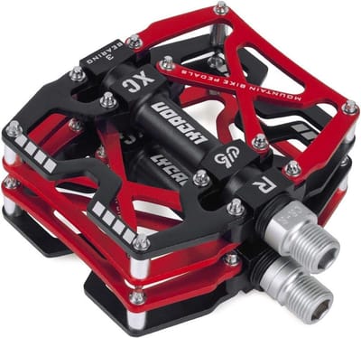 Thijox - Fietspedalen Antislip CNC Aluminiumlegering 9/16 inch - Duurzaam en Lichtgewicht BMX MTB Pedalen met 3 Lagers
