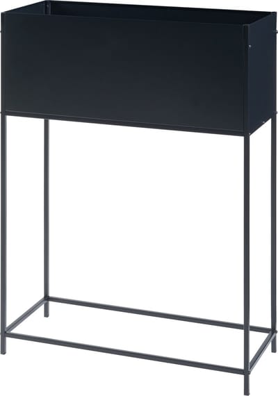 Plantenstandaard Porsgrunn 100x70x30 cm zwart