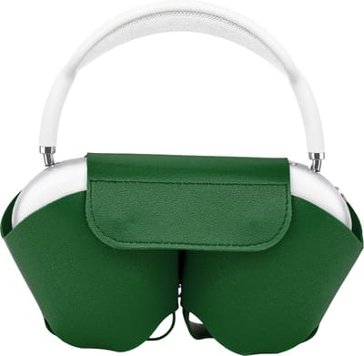 Phreeze Koptelefoon Hoes geschikt voor o.a JBl, Sony, Bose Hoofdtelefoon - Opberghoes - Hygienisch - Headphone Case - Zacht PU leer - Groen