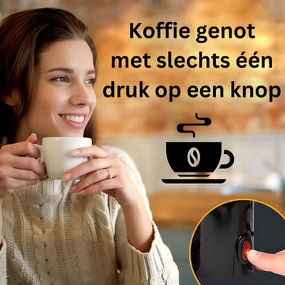 Koffiezetapparaat met Thermoskan - Koffiezetapparaat voor 10 Kopjes - Anti Drup - 1L - RVS- Zilver- 21cm x 19cm x 34cm