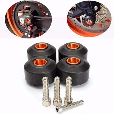 Motorfiets Valdoppen - Frame Sliders - Bescherming Motor - Set van 4 Stuks - N.v.t. - Zwart