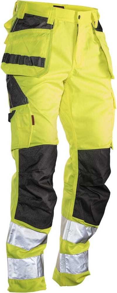 Jobman 2377 Hi-Vis Trousers HP 65237762 - Geel/Zwart - C44