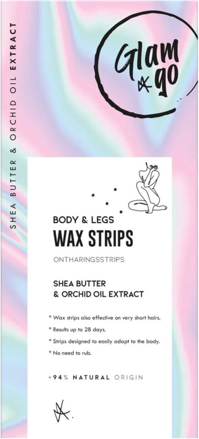 Glam & Go Wax Strips Body & Legs - 20 stuks