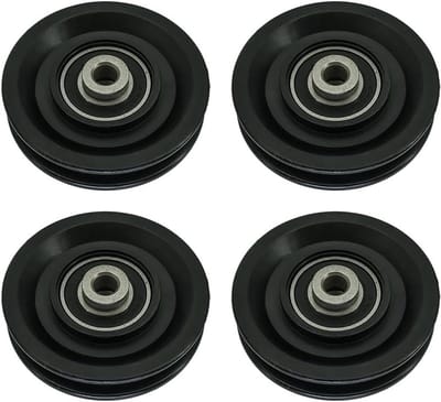 Nylon Kabelrol Katrol met Universele Lagers voor Fitnessapparatuur - 90mm Gym Accessoire, Duurzaam en Efficiënt