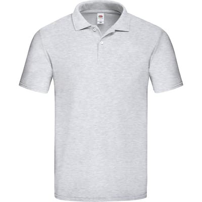 Fruit of the Loom Heren Origineel Polo Shirt (Heide Grijs)