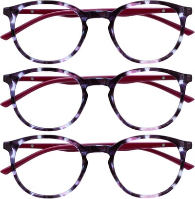 3-Pack Blauwlicht Bril Computer Gaming Unisex Bescherming