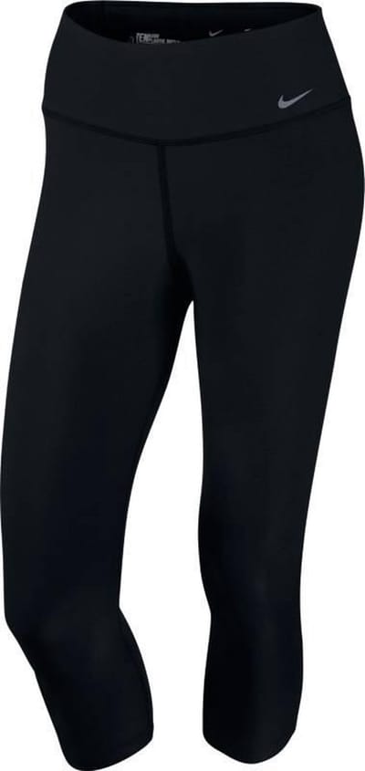 NIKE LEGEND 2.0 TI POLY CAPRI 548494-010 - Sportbroek - Vrouwen - Zwart - Maat XS