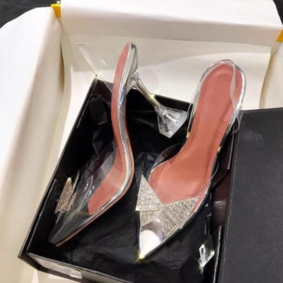 Kristallen Sandalen Peep Toe Enkelgesp Riem Dunne Hoge Hakken Sandalen Vrouw Zomer Dame Grote Maat Stiletto Schoenen Op Hakken 43 brown