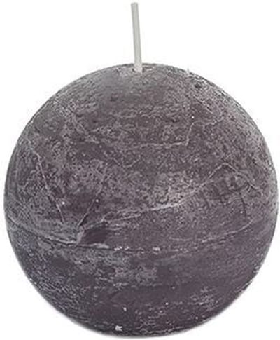 SPAAS Bolkaars - taupe - 8 cm - rustiek - 24 branduren - kaarsen