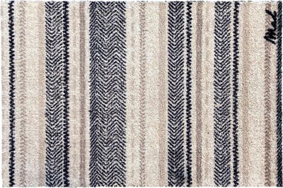 Mad About Mats - Ian - badmat deurmat - strepen - droogloop/touch - wasbaar - 50x75cm