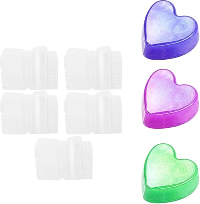 Wax Melt Mallen - Clamshell Vormen - Kaarsen Maken - Duurzaam PET Materiaal - 100 Stuks - Transparant