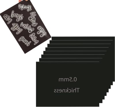 10 Stuks 6.9 x 5 Inch Rubber Magnetische Vellen voor Metalen Stansmallen en Creatief Opslagmateriaal, Ideaal voor Scrapbooking en Ambachtelijke Projecten, Flexibele Plaatsingsmatten (Dikte 0.5mm)