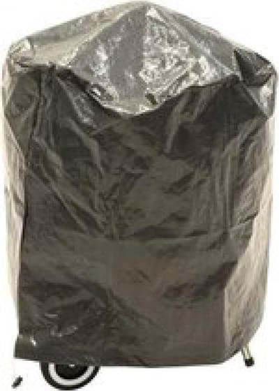 Lesliliving Barbecue beschermhoes rond - 65 x 65 x 70 cm - Grijs