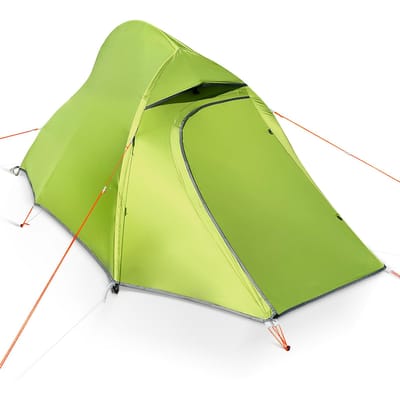 Tente de Camping en plein air pour 1 à 2 personnes, légère, imperméable, coupe-vent, pour randonnée vert