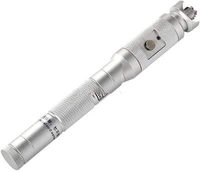 Glasvezel Tester - VFL Bron - Foutdetectie Glasvezel - Pen-vormig Ontwerp - 10 km - Zwart