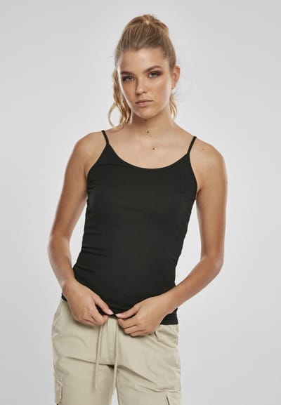 Urban Classics - Basic 2-Pack Mouwloze top - XS - Zwart/Wit