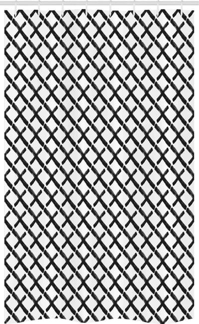 ABAKUHAUS Douchgordijn – 120x180 cm – Polyester – Grafisch ontwerp