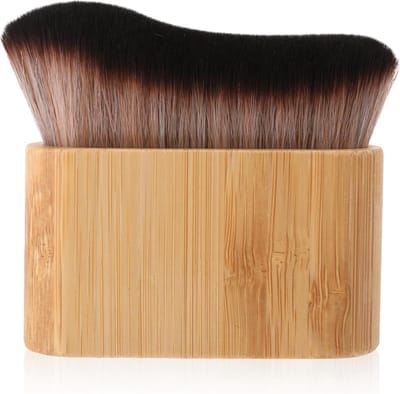 bruiningskwast met bamboe-handvat voor foundation, Skinbae make-upkwast voor foundation, lichaamspoeder, bruiningskwast, foundationkwast, foundationkwast, kwasten