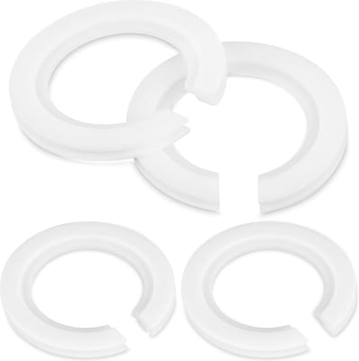Lampenkapringen Converter Set van 4 stuks E27 naar E14 - Lampenkap Ondersteuning - Adapter Ringen voor Bevestiging - 42mm naar 29mmFlexibele ringen - Gemakkelijke montage van lampenkap met ringen