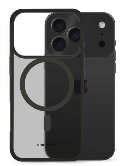 Mobilize Compatible Hybrid Pro Case - Geschikt voor Apple iPhone 17 Pro Max - Black - Geschikt voor MagSafe opladen