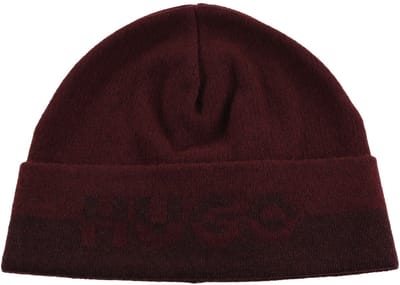 HUGO muts Xiviso Hat Dark Red wijnrood