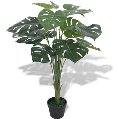 vidaXL - Kunst - monstera - plant - met - pot - 70 - cm - groen