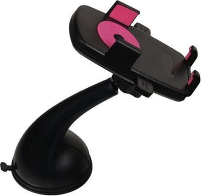 BestCases.nl Lang Universele Smartphone Autohouder Roze voor smartphone tot 6 inch