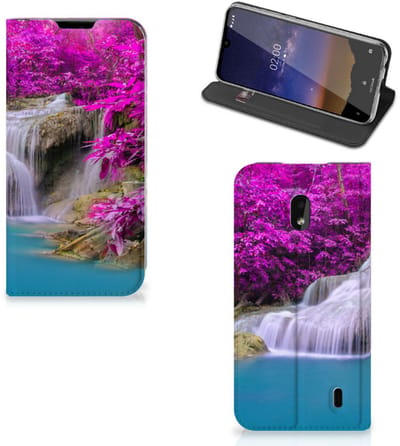 Book Case voor Nokia 2.2 Book Cover Waterval